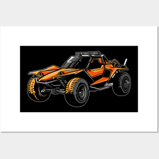 Sand Rail Dune Buggy  Sand Racing For Buggy Lovers 4x4 Off Road Posters and Art